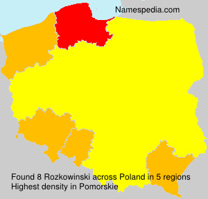 Surname Rozkowinski in Poland Surname Rozkowinski in Poland