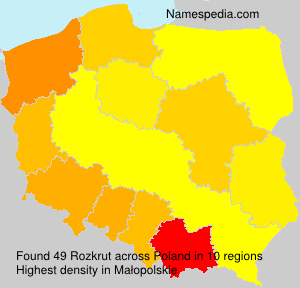 Surname Rozkrut in Poland Surname Rozkrut in Poland