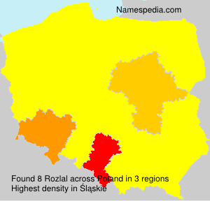 Surname Rozlal in Poland Surname Rozlal in Poland