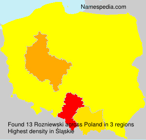 Surname Rozniewski in Poland Surname Rozniewski in Poland