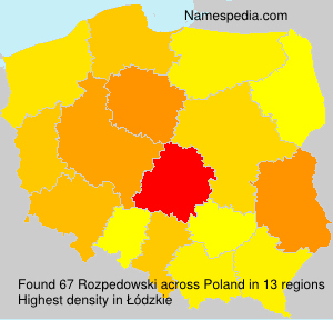 Surname Rozpedowski in Poland Surname Rozpedowski in Poland