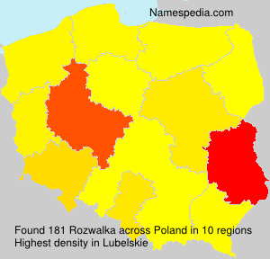 Surname Rozwalka in Poland Surname Rozwalka in Poland