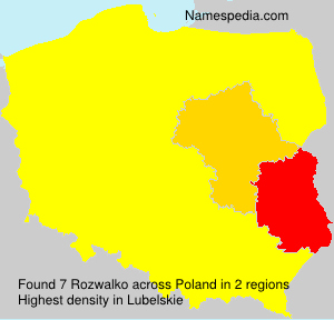 Surname Rozwalko in Poland Surname Rozwalko in Poland