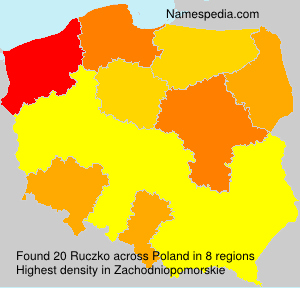 Surname Ruczko in Poland Surname Ruczko in Poland