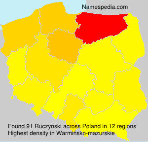 Surname Ruczynski in Poland Surname Ruczynski in Poland