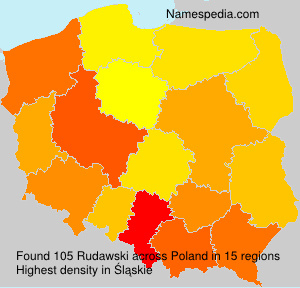 Surname Rudawski in Poland Surname Rudawski in Poland