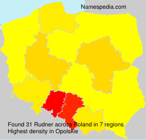 Surname Rudner in Poland Surname Rudner in Poland