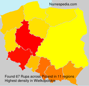 Surname Rupa in Poland Surname Rupa in Poland