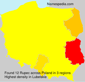 Surname Rupec in Poland Surname Rupec in Poland