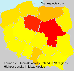 Surname Rupinski in Poland Surname Rupinski in Poland