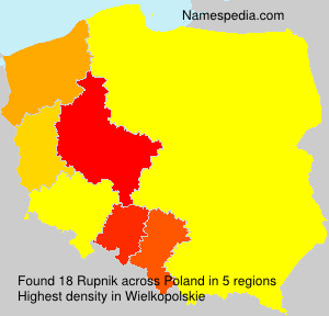Surname Rupnik in Poland Surname Rupnik in Poland