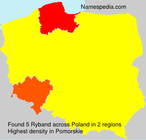 Surname Ryband in Poland Surname Ryband in Poland