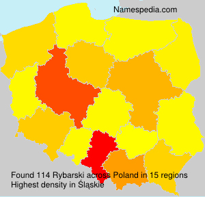 Surname Rybarski in Poland Surname Rybarski in Poland