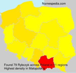 Surname Rybczyk in Poland Surname Rybczyk in Poland