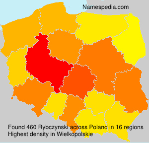 Surname Rybczynski in Poland