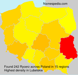 Surname Rycerz in Poland Surname Rycerz in Poland
