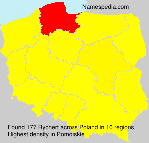 Surname Rychert in Poland Surname Rychert in Poland