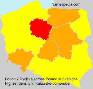 Surname Rycicka in Poland Surname Rycicka in Poland