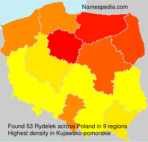Surname Rydelek in Poland Surname Rydelek in Poland