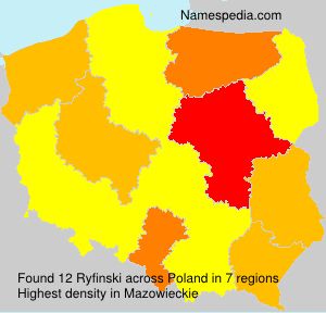Surname Ryfinski in Poland Surname Ryfinski in Poland