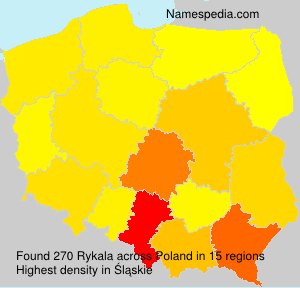 Surname Rykala in Poland Surname Rykala in Poland