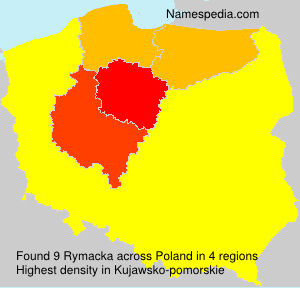 Surname Rymacka in Poland Surname Rymacka in Poland