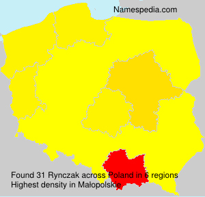 Surname Rynczak in Poland Surname Rynczak in Poland
