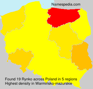Surname Rynko in Poland Surname Rynko in Poland