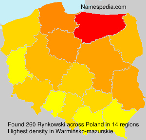 Surname Rynkowski in Poland Surname Rynkowski in Poland