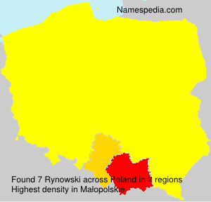 Surname Rynowski in Poland Surname Rynowski in Poland
