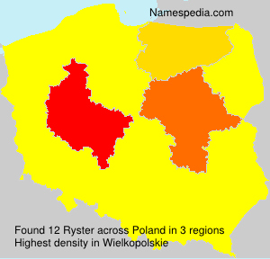 Surname Ryster in Poland Surname Ryster in Poland