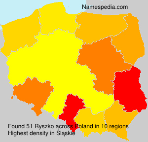 Surname Ryszko in Poland Surname Ryszko in Poland