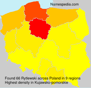 Surname Rytlewski in Poland Surname Rytlewski in Poland