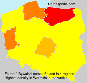 Surname Rywalski in Poland Surname Rywalski in Poland