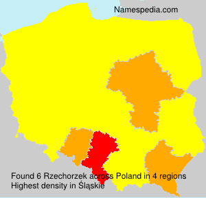 Surname Rzechorzek in Poland Surname Rzechorzek in Poland