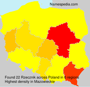 Surname Rzecznik in Poland