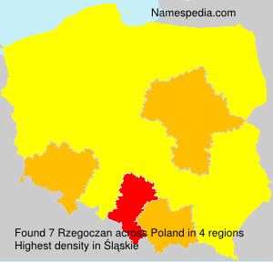 Surname Rzegoczan in Poland Surname Rzegoczan in Poland