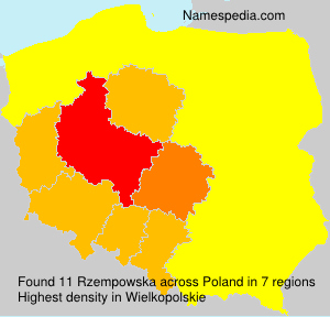 Surname Rzempowska in Poland Surname Rzempowska in Poland