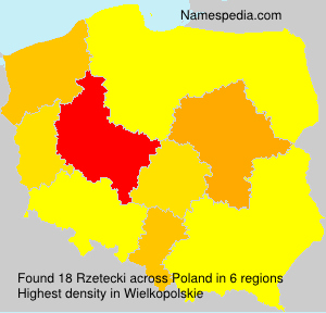 Surname Rzetecki in Poland Surname Rzetecki in Poland