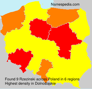 Surname Rzezinski in Poland Surname Rzezinski in Poland