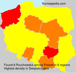 Surname Rzuchowska in Poland Surname Rzuchowska in Poland