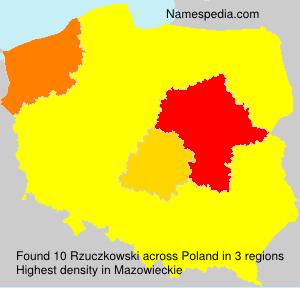 Surname Rzuczkowski in Poland Surname Rzuczkowski in Poland