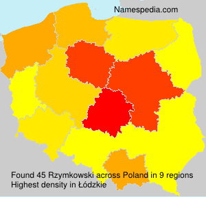 Surname Rzymkowski in Poland Surname Rzymkowski in Poland