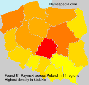 Surname Rzymski in Poland Surname Rzymski in Poland