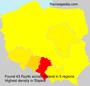 Surname Rzytki in Poland Surname Rzytki in Poland