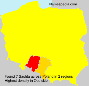 Surname Sachta in Poland
