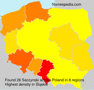 Surname Saczynski in Poland Surname Saczynski in Poland