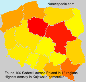 Surname Sadecki in Poland Surname Sadecki in Poland