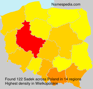 Surname Sadek in Poland Surname Sadek in Poland
