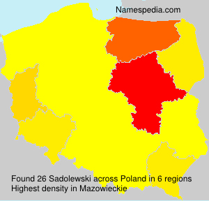 Surname Sadolewski in Poland Surname Sadolewski in Poland